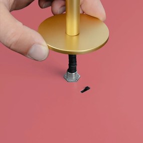 Розово метално LED затъмняващо се висящо осветително тяло с метален абажур ø 31 cm Asteria Plus – UMAGE