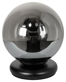 Настолна лампа ФИОРЕ, черен/сив, 1xE27