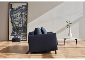 Тъмносин разтегателен диван Cuber с подлакътници Mixed Dance Blue, 100 x 174 cm Cubed - Innovation
