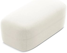 Бяла кадифена табуретка Moana – Makamii