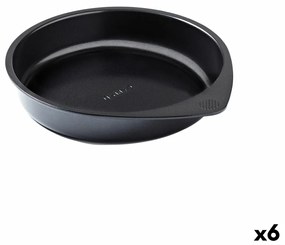 Форма за Печене Pyrex Magic Кръгъл Черен 20 cm 6 броя