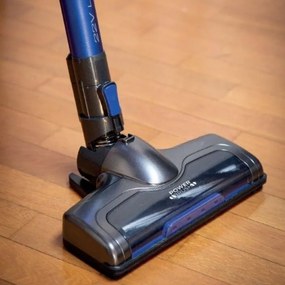 Вертикална прахосмукачка Ariete SCOPA 2722/00, 120W, 1 л, 2 скорости, Моторизирана четка с LED, Индикатор за батерия, Син