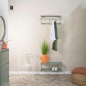 Зелено-сива метална етажерка за обувки Marco - Spinder Design