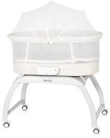 Lionelo - Бебешко легло с вградена везна CORAL White