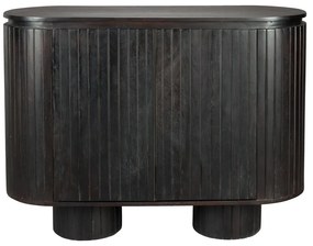 Тъмнокафяво шкафче от масивно манго 110x80x40 cm Kenji – Dutchbone