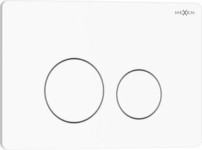 Mexen Tex 06 бутон за промиване неръждаема стомана, гланцово бяла - 6106-01