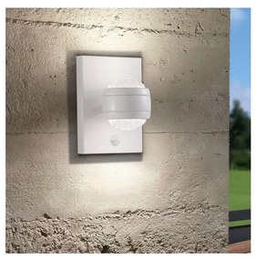 Eglo 96022 - LED Екстериорна Стенна лампа на сензор SESIMBA 1 2xLED/3,7W IP44