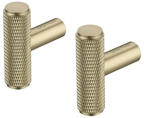 Стенни метални куки в комплект от 2 бр. в месингов цвят Rof – Blomus