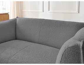 Тъмносив диван от прежда с примки от букле 170 cm Giorgia – Bobochic Paris