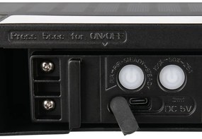 LED стенно външно осветително тяло със соларен панел (височина 6 cm) Bilbao – Trio