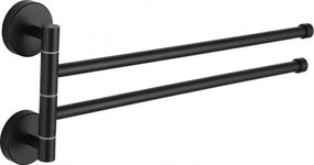 Mexen двоен въртящ се държач за кърпа, черен - 7039242-70