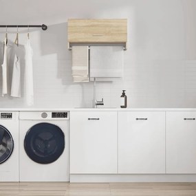 808245 vidaXL Гардероб, дъб сонома, 70x32,5x35 см, инженерно дърво