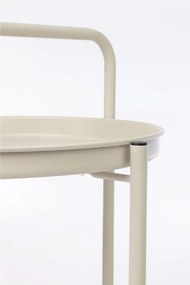 Стоманена маса за сервиране на колелца ø 44,5 cm Austin – Yes Everyday