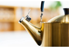 Чайник от неръждаема стомана в златист цвят1,5 l Diamante – Vialli Design