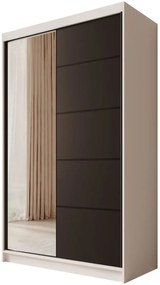 Гардероб Belfast 120 плъзгащ се-Leuko-Мауро