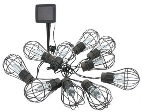 LED соларен външен гирлянд 10xLED/1,2V 300mAh 3,8m IP44