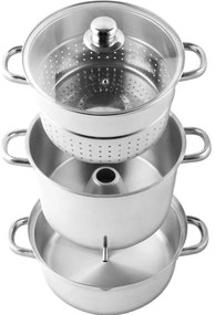 Соковарка SAPIR SP 1260 A26, 8 литра, Книжка с рецепти, Инокс