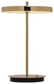 LED затъмняваща се настолна лампа с метален абажур в златист цвят (височина 31 cm) Asteria Move – UMAGE