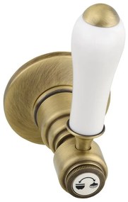 Вградена душ батерия в бронзов цвят (2 изхода) Antea – Sapho