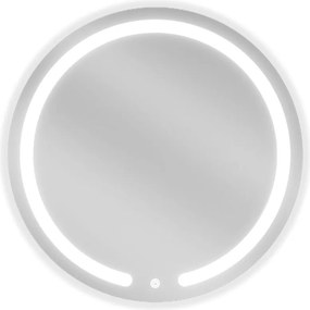 Mexen Rose LED осветлено кръгло банско огледало, 60 см, 6000K, против конденз