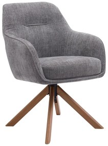 Сиви тапицирани трапезни столове в комплект 2 бр. Avola – Unique Furniture