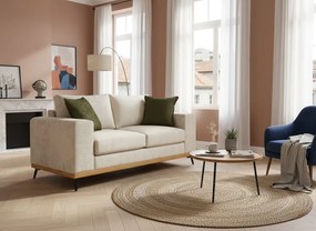 Двуместен диван Dysine-Крем