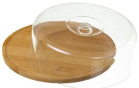 Кръгла бамбукова тава с капак Бамбук - Casa Selección