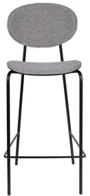 Сиви бар столове в комплект от 2 броя 96 см Donny - White Label