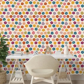 Самозалепващ фототапет – Цветно цветно поле