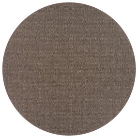 Кафяв кръгъл килим ø 160 cm Bello™ - Narma