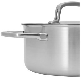 Тенджера от неръждаема стомана с капак подходяща за индукционен котлон 4 l Lucca 3.0 – FABINI