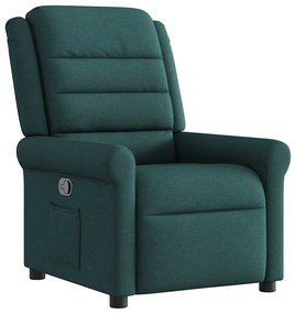4015642 vidaXL Наклоняем стол, тъмнозелен, текстил