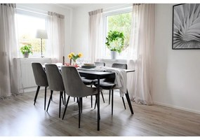 Сгъваема трапезна маса с ясенов плот 90x190 cm Yumi – Rowico