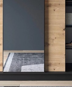 Плъзгащ се гардероб Svole III с Огледало