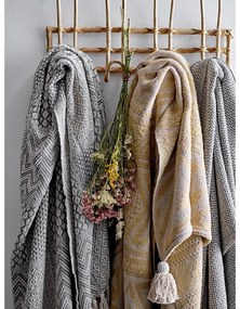 Сиво одеяло , 130 x 160 cm Throw - Bloomingville
