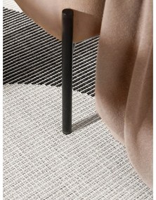 Черно-бял кръгъл килим за открито и закрито ø 160 cm Duet Bowen – NORTHRUGS