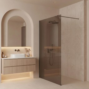 Параван за душ Rea Flexi Brown / Titan 110