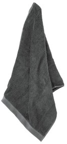 Тъмносива памучна хавлиена кърпа от тери 70x140 cm Comfort – Södahl
