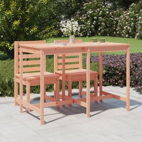 824100 vidaXL Градинска маса, 159,5x82,5x110 см, дугласко дърво масив