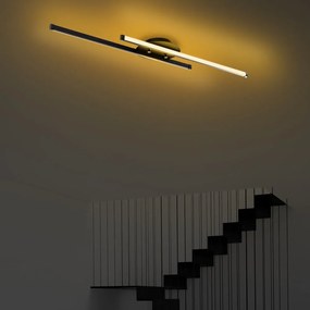 Черно LED осветително тяло за таван 10x86 cm Umut – Opviq lights