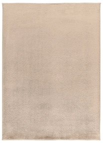 Бежов килим от микрофибър 160x220 cm Coraline Liso – Universal