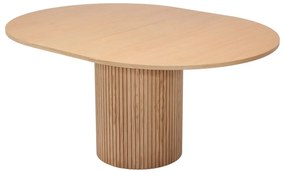 Кръгла сгъваема маса за хранене от дъб ø 115 cm Malaga - Bonami Selection