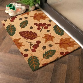 Изтривалка от кокосови влакна 60x90 cm Autumn Leaves – Artsy Doormats