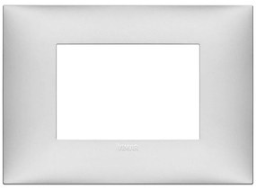 VIMAR 09673.21 Декоративна рамка технополимер, 3M, Сребърен мат,  NEVE UP
