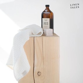 Бели хавлии и кърпи за баня в комплект от 3 Honeycomb - Linen Tales