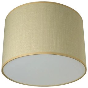 Плафон ЛИОН, ø300, крем, абажур Сами Екрю, 1xE27