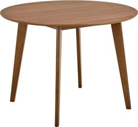 РОКСИ Натурален Орех - ДЪРВЕНА КРЪГЛА МАСА РЕТРО ЗА КУХНЯ/ ТРАПЕЗАПИЯ