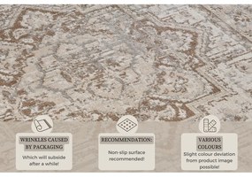 Бежово-кремав килим 200x280 cm Terrain Designer Sand – Hanse Home
