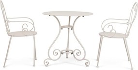 Бежов градински стол метален Etienne – Bizzotto