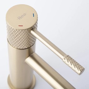 Смесител за мивка Rea Venti Brush Gold High